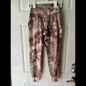 lululemon athletica Tie-Dye Track Pants - Brown and Cream